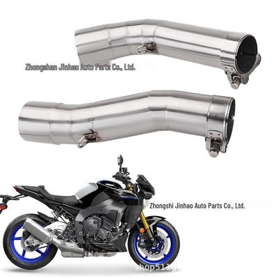 Edelstahl Mittelrohr Auspuff für Motorrad Moped R1 Heck 2007-08