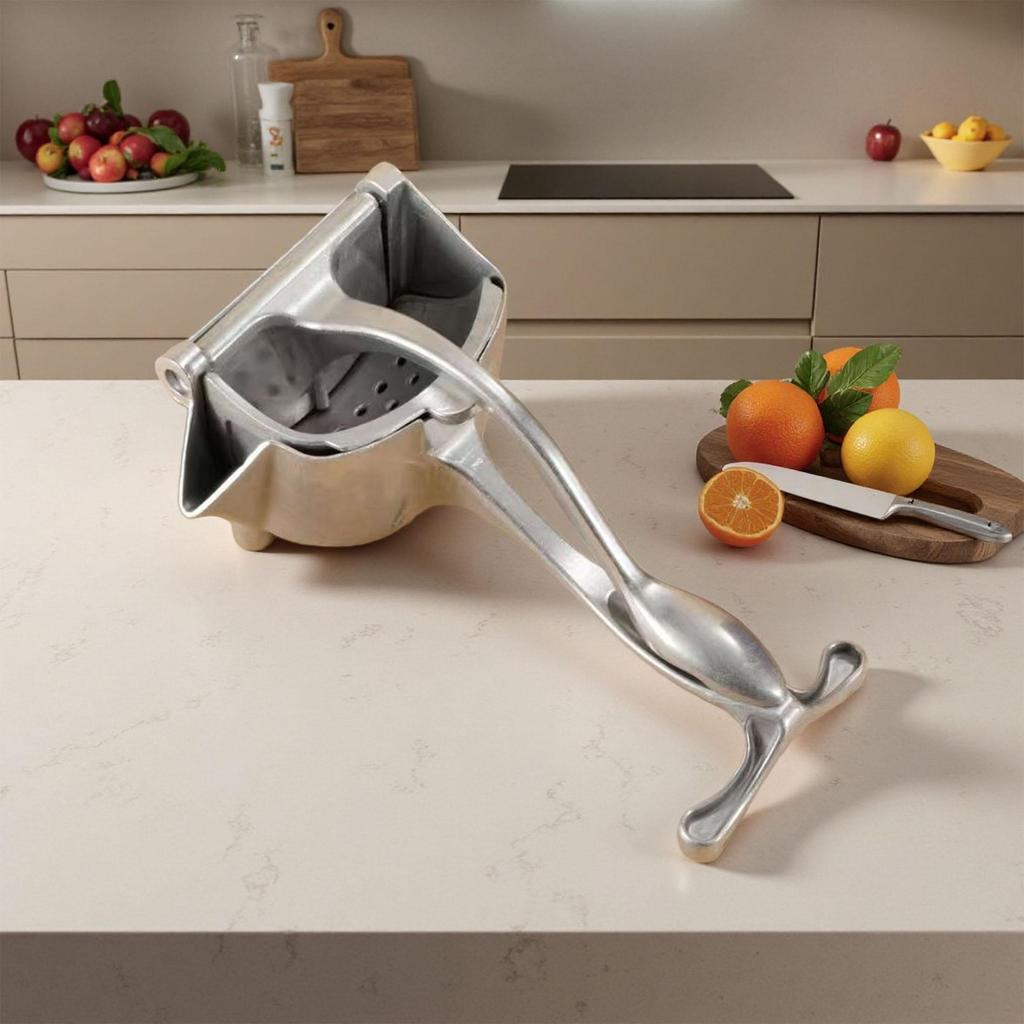 Manual Hand Fruit Juicer Press Aluminum Alloy Hand Squeezer Handheld Citrus Juice Extractor for Orange Lemon Pomegranate for Squeezer Home Kitchen Use