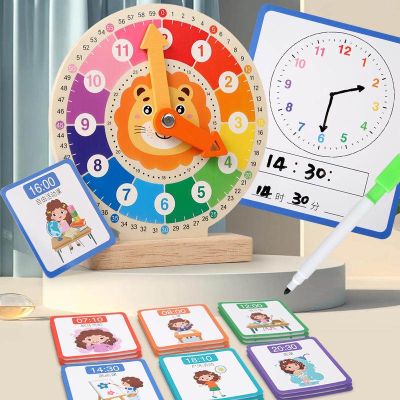 Digital Clock Model Learning Four Seasons Multifunctional Teaching Aids Educational Toys