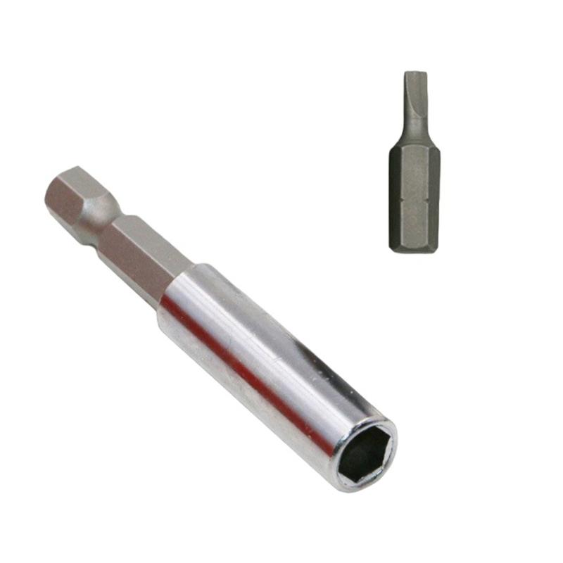 Security Bit Set Includes Security Star Metric and SAE Hex Spanner Bit Set 6.35mm Magnetic Holder Screwdriver Set