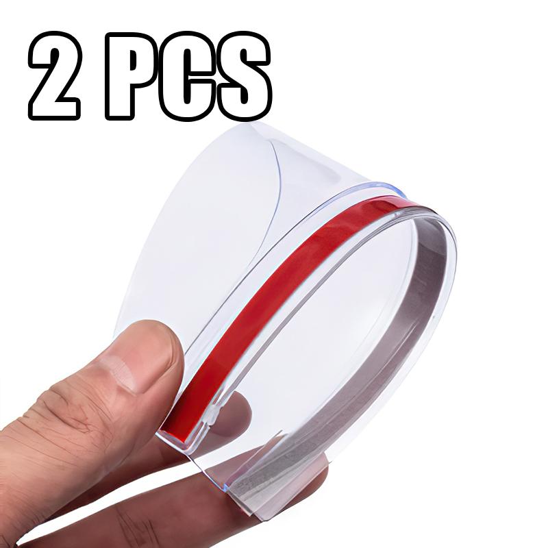 2Pcs Car Rearview Mirror Rain Eyebrow Rain Shield Snow Rainproof Blades Sticker Guard Sun Visor Auto Rear View Shade Protector