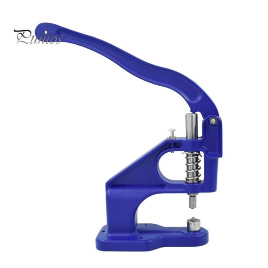 Сверхмощный ручной пресс для люверсов, ручной пресс для люверсов, алюминиевый сплав, ручной дырокол для люверсов, брезента, кожи, холста темно-синий
