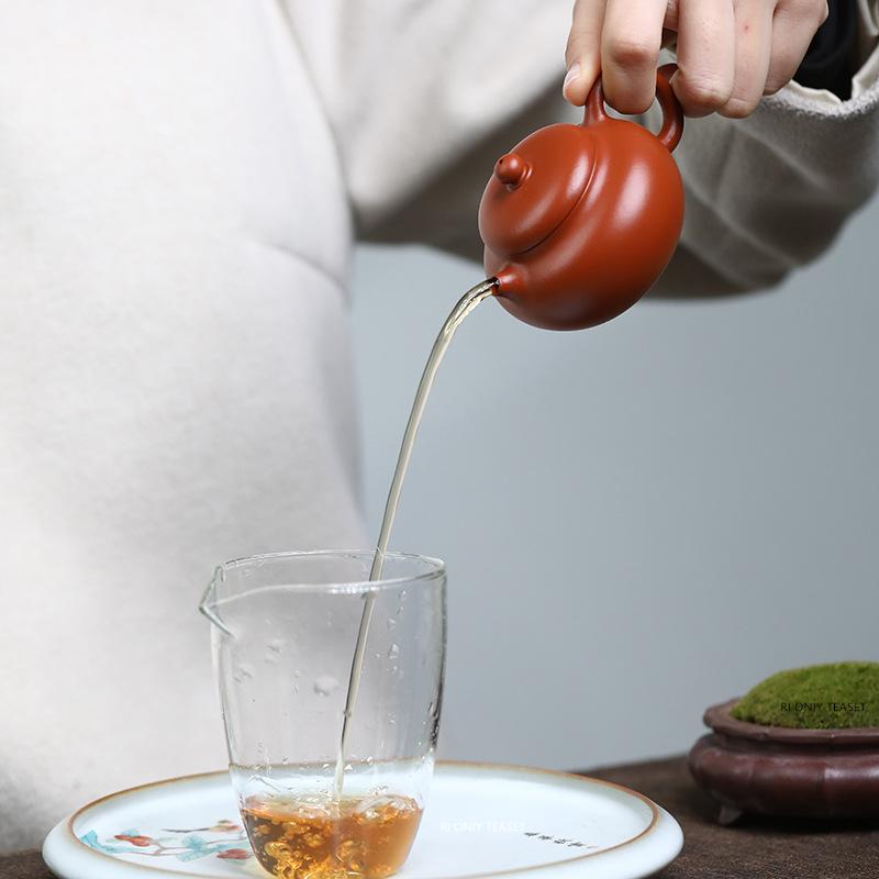 90ml Chinese Yixing Purple Clay Teapot Small Capacity Handmade Raw Ore Zisha Tea Pot Beauty Kettle Household Tea Set Teaware