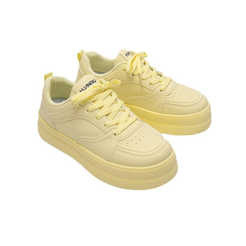 Global Explosion Spring Thick Baseplate Shoes Women's 2025 New Fashion Trend Student Versatile Shoes ZHQ3511