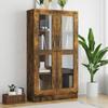Day and Night - Day and Night Smoked Oak Plywood Display Case 82.5x30.5x150 Cm