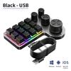 Programming Custom Macro Keyboard RGB Wired/Bluetooth/2.4G Optional 12 Keys 4 Knob For Gaming Keypad Mechanical Hotswap Macropad