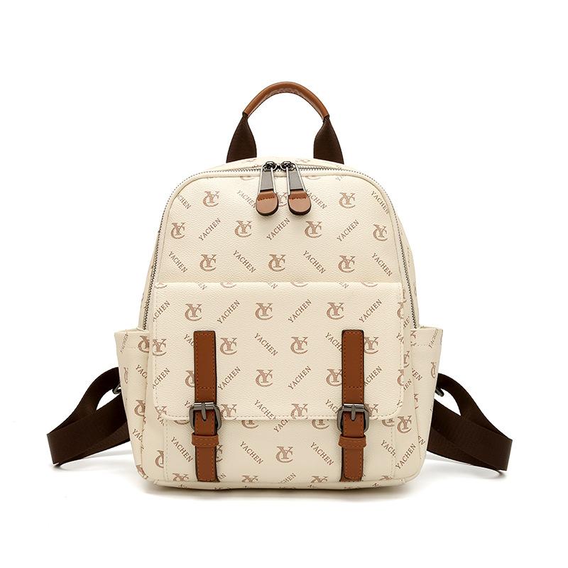 

Рюкзак женский новый ретро нишевый дизайн сумка с принтом студенческий большой вместимости повседневный рюкзак