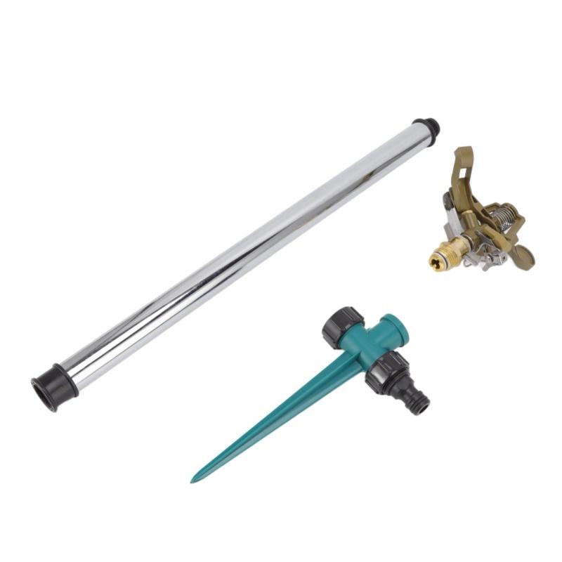 Gartensprenger Automatisch 360 Grad Drehend 2 Modi Einstellbar Zinklegierung Rasensprenger Für Gärten