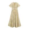 European and American Women's Clothing New Holiday Style Fashion Polka Dot Dress Long Dress