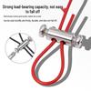 Acrylic Sign Suspension Kit with Adjustable Steel Wire and Self-Locking Buckle