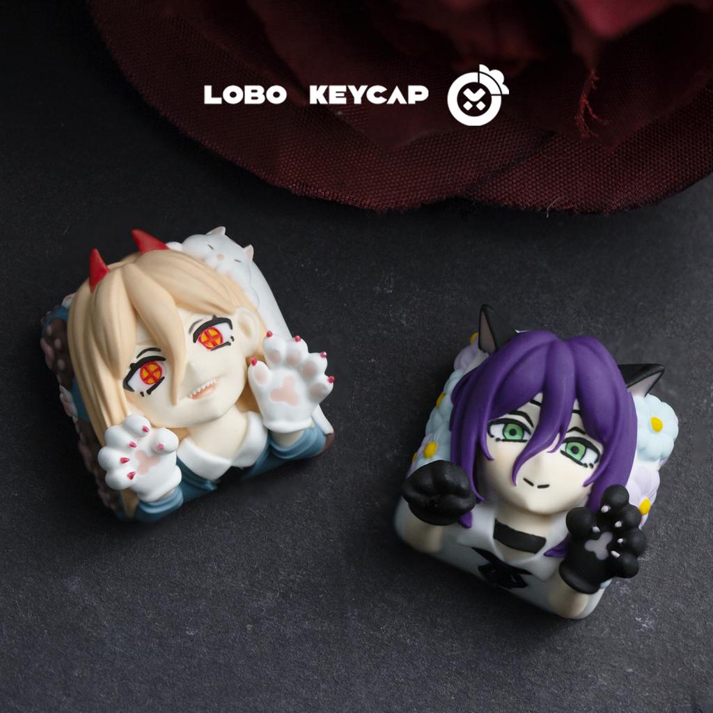 Anime Chainsaw Man Series Character Makima Reze Pava Mechanical Keyboard  Keycaps Esc  Peripherals Gifts