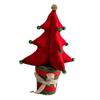 Miniature Artificial Christmas Tree Portable Christmas Tree with Festival Ornament for Intimate Holiday Setting