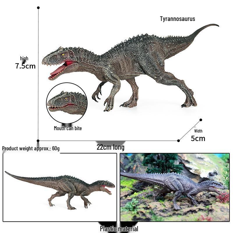 Jurassic Simulation Dinosaur Toys: Spinosaurus, Tyrannosaurus Rex, Mosasaurus