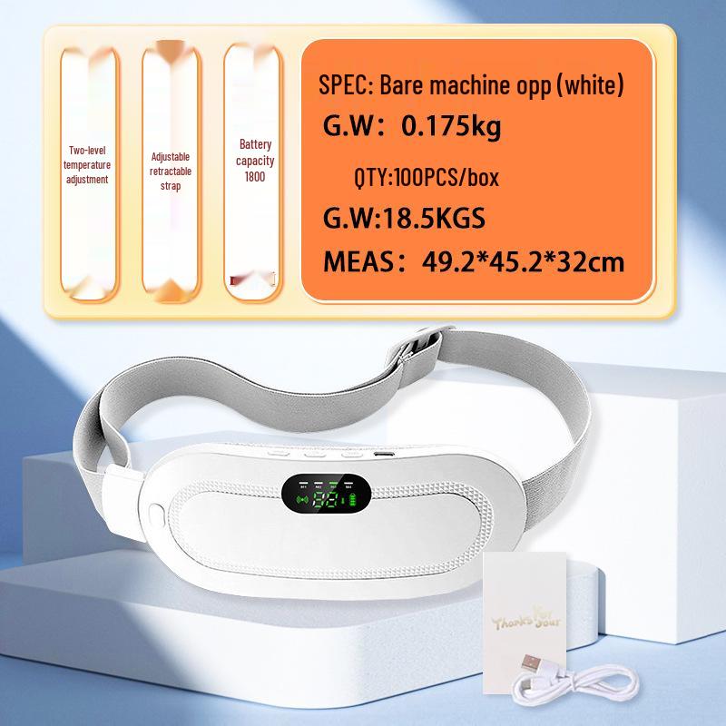 Electric Heating Vibration Massage Waist Belt for Abdomen