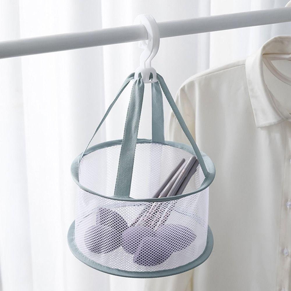 Sponge Mesh Pocket Makeup Puff Holder Drying Net Bag Beauty Egg Dryer Mesh Rack Hanging Basket