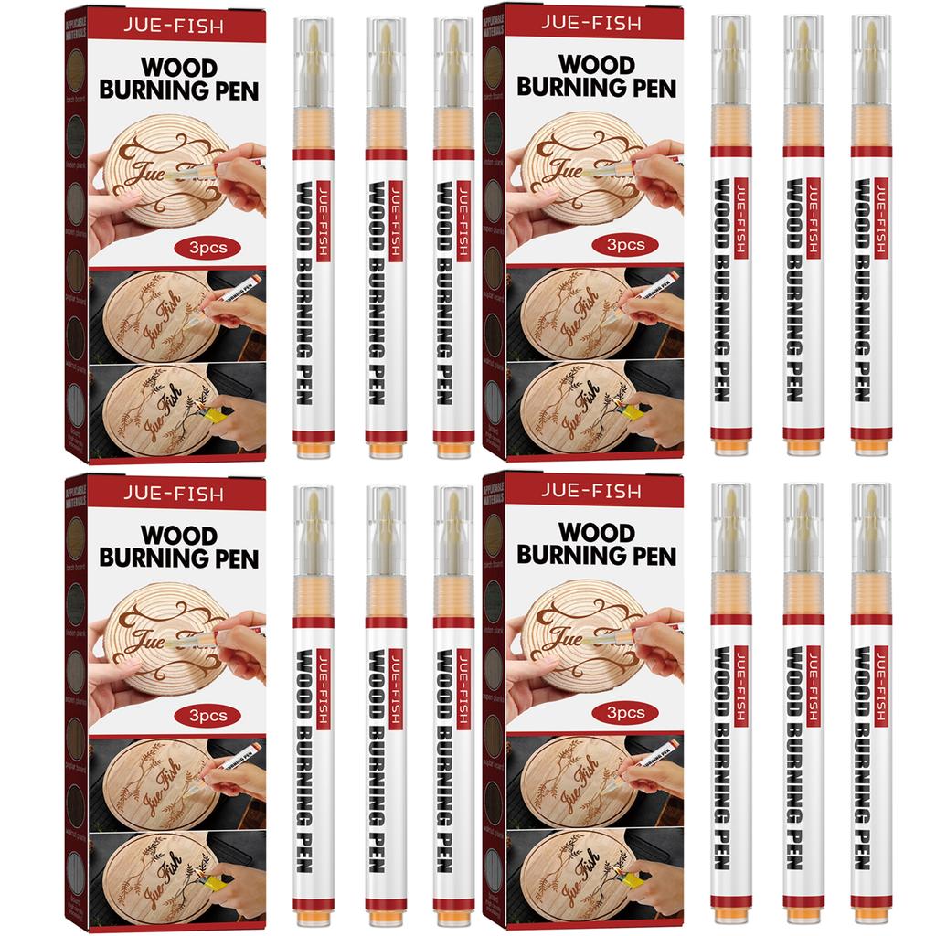 Wood Burning Pen Quickly Depict Beautiful Patterns Handmade Wood DIY Ink Evenly Distributed Safe Ingredient Wood Burning Pen Set