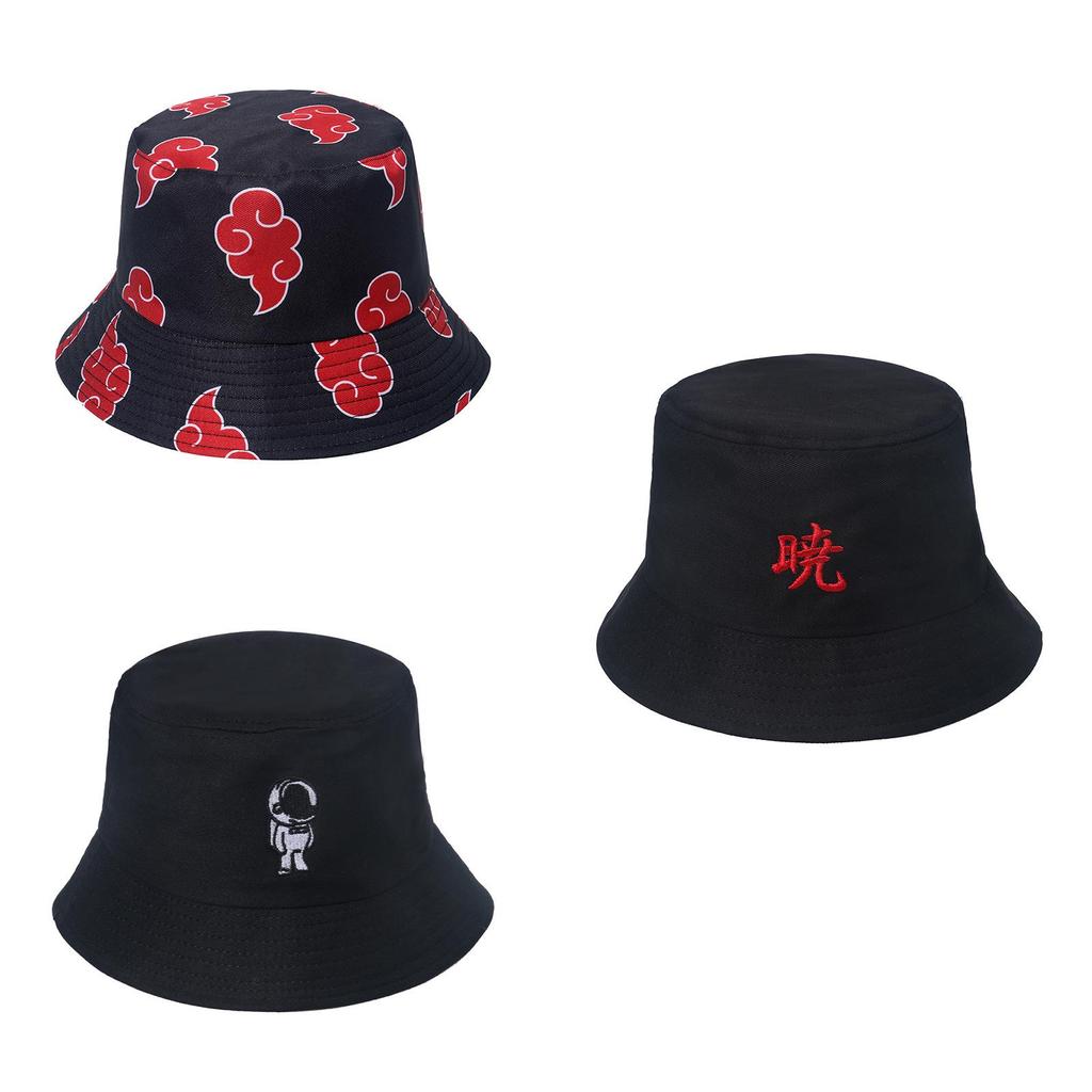 Cute Cloud Pattern Fisherman Hat Anime Cosplay Sun Cap For Adults And Kids