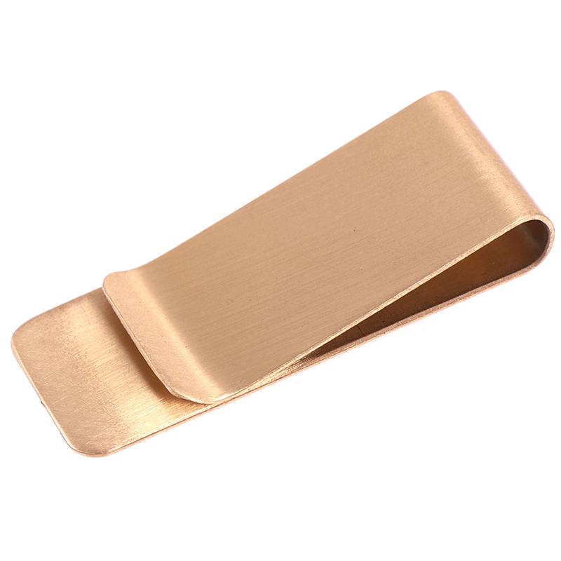 Slim Stainless Steel Men Purse Cash Money Clip Wallet Credit Card Holder