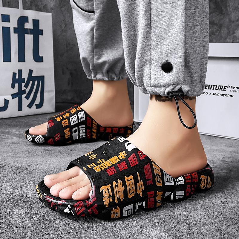 Sandali Firmati Quattro Stagioni Uomo Donna Estivi da Esterno Ciabatte Scivolo per Casa Doccia Pantofole da Casa Uomo Scarpe da Interno Infradito