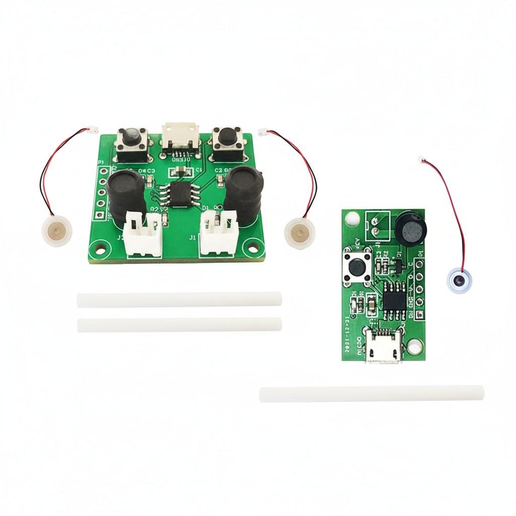 

USB Humidifier Kit USB Spray Module Air Atomization Sheet DIY Incubation Experiment Equipment 10*10*2 білий