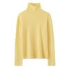 Lekasha Women's 100% Pure Cashmere High Neck Seamless Knit Jacket for Autumn and Winter