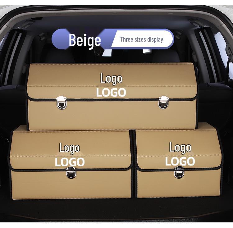 Multi-functional Leather Car Trunk Organizer and Storage Box