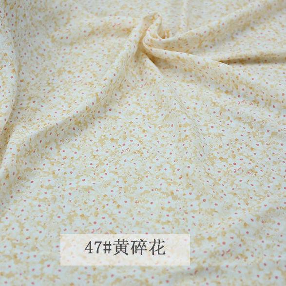 Kwiatowe Szyfonowe Tkaniny Draperowana Miękka Bluzka Sukienka Tkanina Odzieżowa Koreański Słodki DIY Ręcznie Robiona Robótka Ręczna Materiały Odzieżowe Szycie