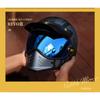 Beasley Retro Motorcycle Bubble Visor Windproof Anti-Glare Shield Universal Fit Full Face Helmets