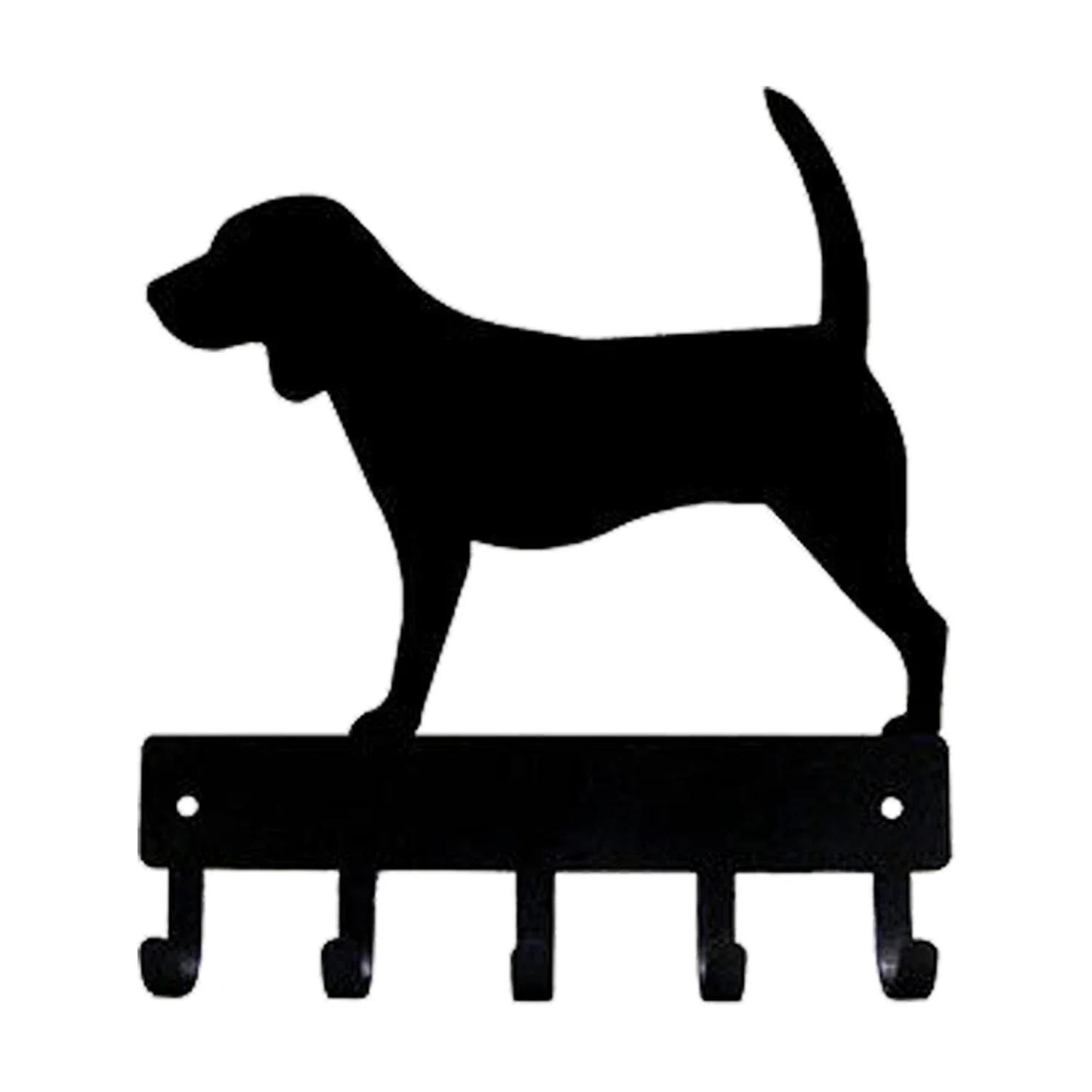 

Черная собака корги балкон металлическая настенная вешалка для одежды держатель для ключей кухонный органайзер для ванной комнаты вешалка для одежды XL чёрный