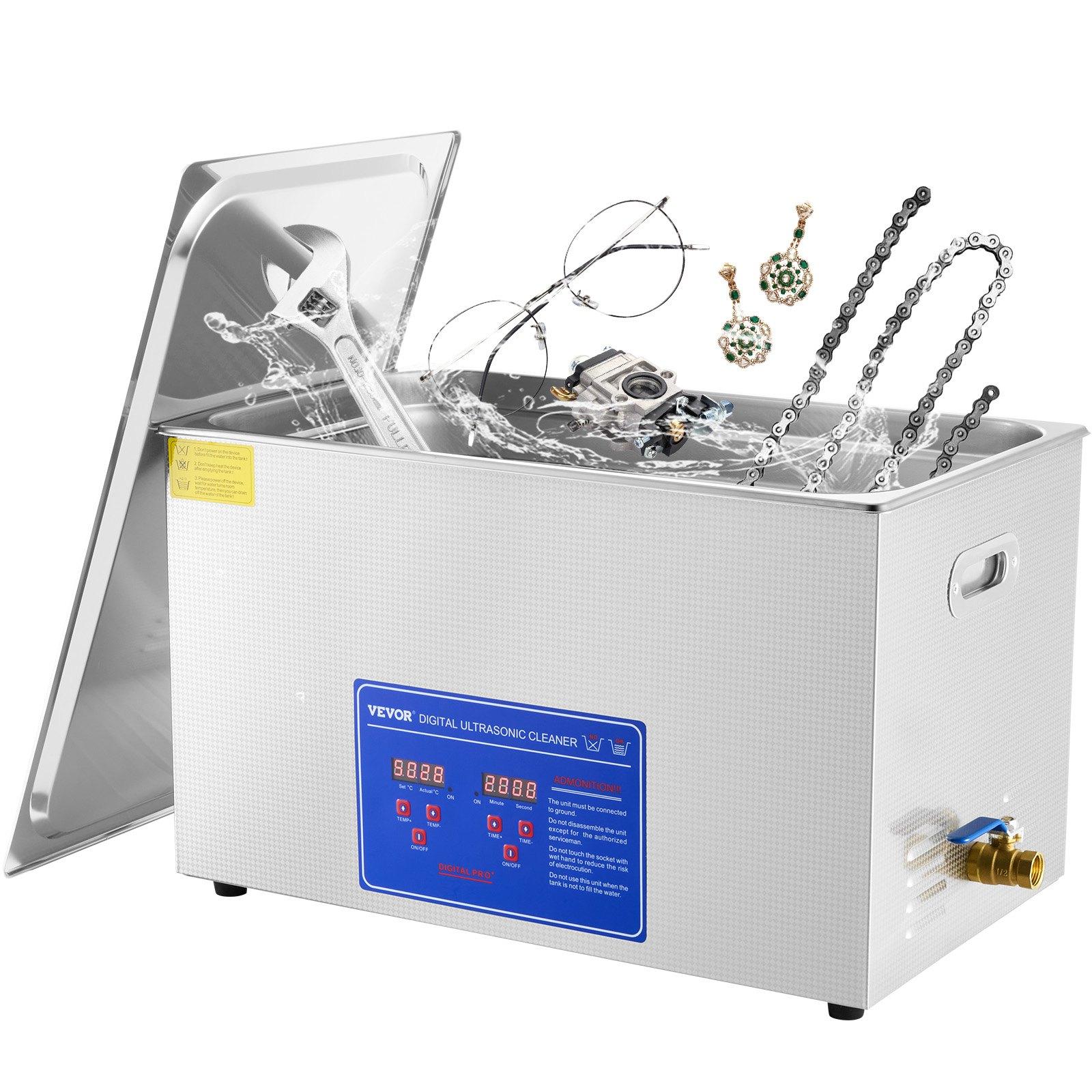 VEVOR Professional Ultrasonic Cleaner, 30 L