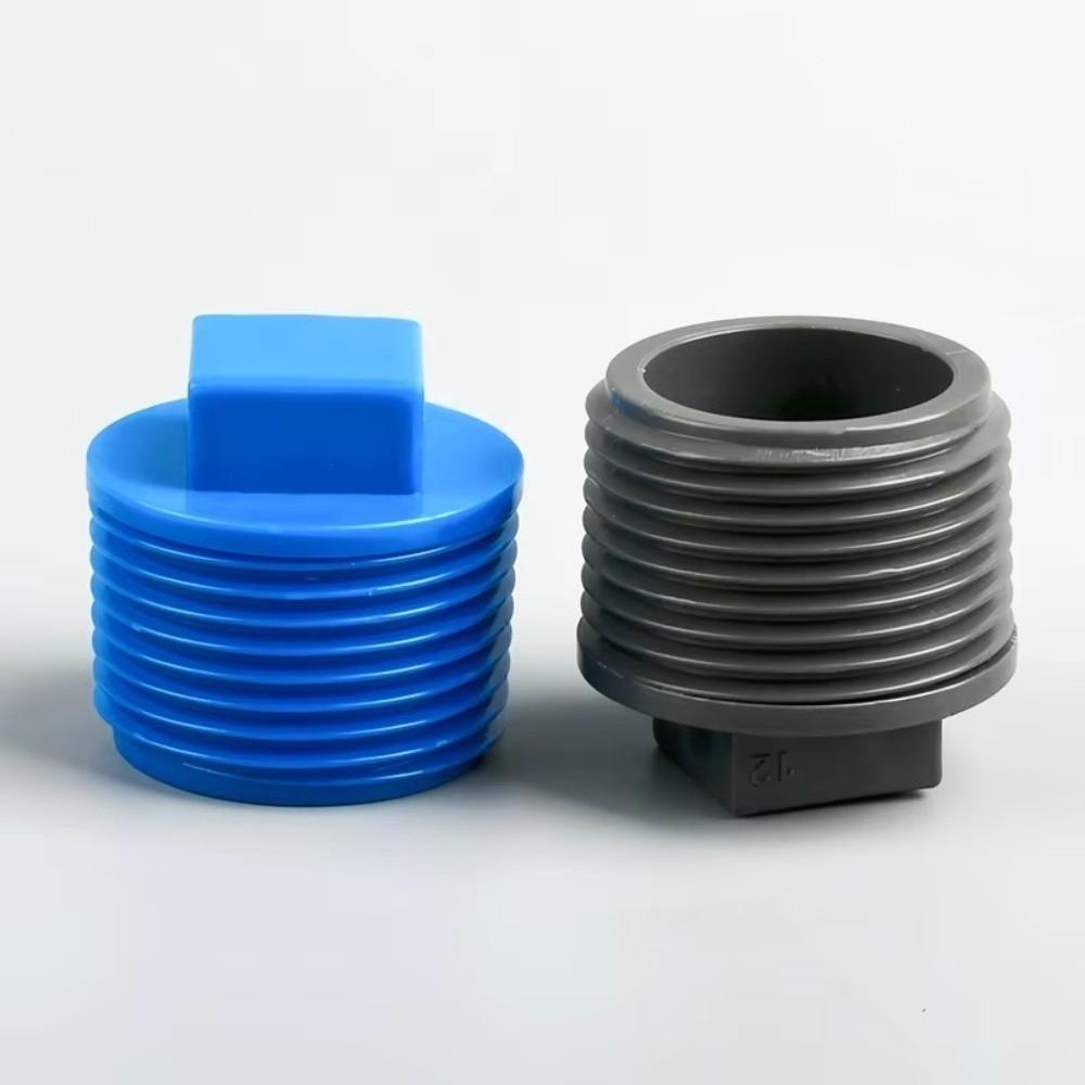 10pcs/set PVC Male Thread End Cap External Plug Tube Connector Plumbing Pipe Plug Garden Irrigation
