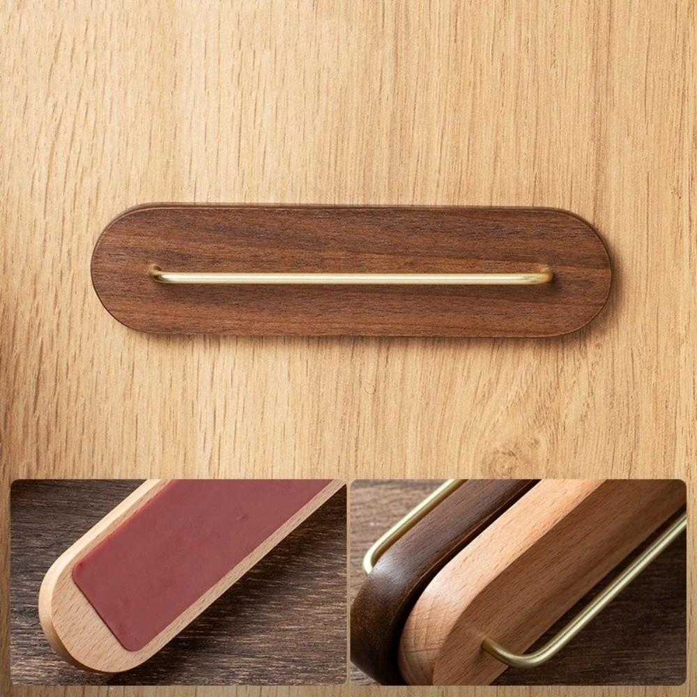 Wall-mounted Coffee Filter Holder Strong Adhesive Wooden Coffee Filter Rack Space Saving Coffee Filter Dispenser Bar Shops