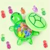 1PC Night Glow Large Turtle Mini Luminous Turtles Figurines Resin Craft Glowing Turtle Storage Ornament Landscape Desktop