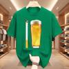 Funny Meme Tshirt Cigarette and Beer Humor Joke Print T Shirt Unisex Fashion Casual Short Sleeve Streetwear WoUnisex Clothes Tops