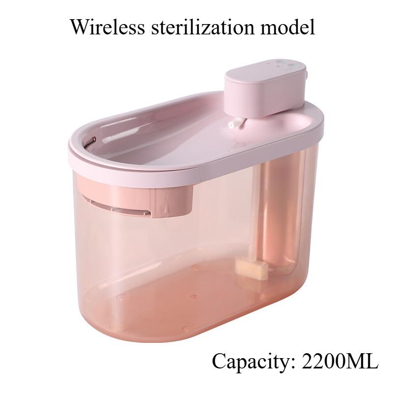 2200ML Wireless Pet Water Dispenser Intelligent Sensing Pet Water Fountain Automatic Circulation Filtration Cat Drinker Supplies