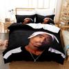 2 PAC Bettwäsche Set Einzelbett Twin Voll Queen King-Size Maße Maße Bettwäsche Set Erwachsener Kind Schlafzimmer Bettbezug Sets Druck Tupac Amaru Shakur