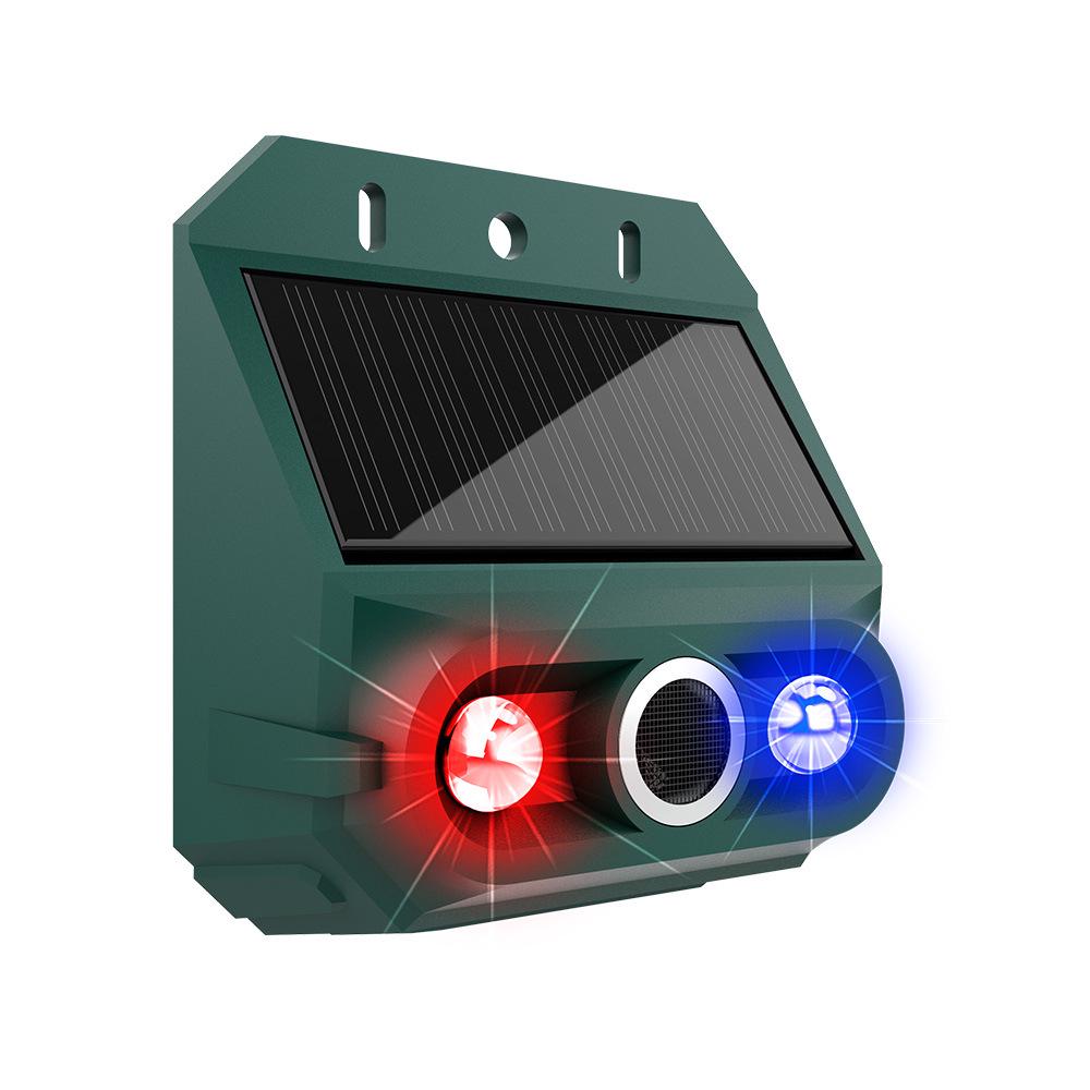 Solar Ultrasonic Animal Repeller: Outdoor Mouse, Bird & Cat Deterrent with Flashing Light
