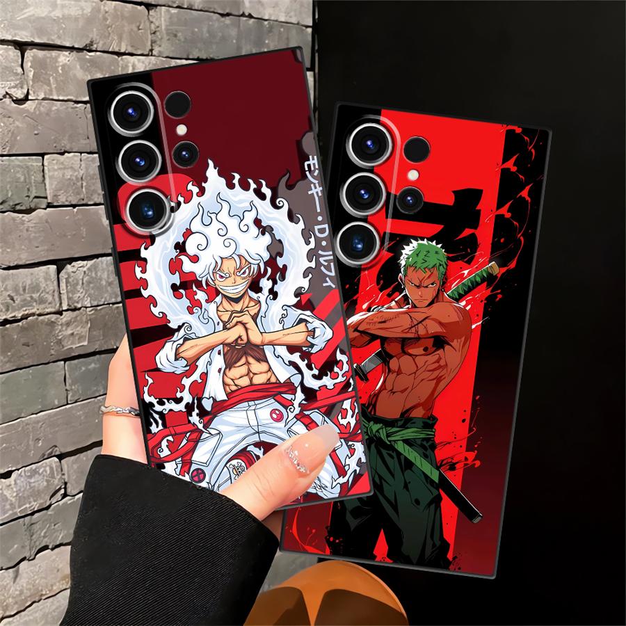 Ones Pieces Luffy Case for Samsung Galaxy S9 S25 Ultra S23 FE S20 S22 S24 Plus S21 Funda Phone Cover