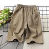 Children's Shorts Summer Thin Style Cool and Loose Fit Boys' Cropped Pants Boys' Casual Over The Knee
