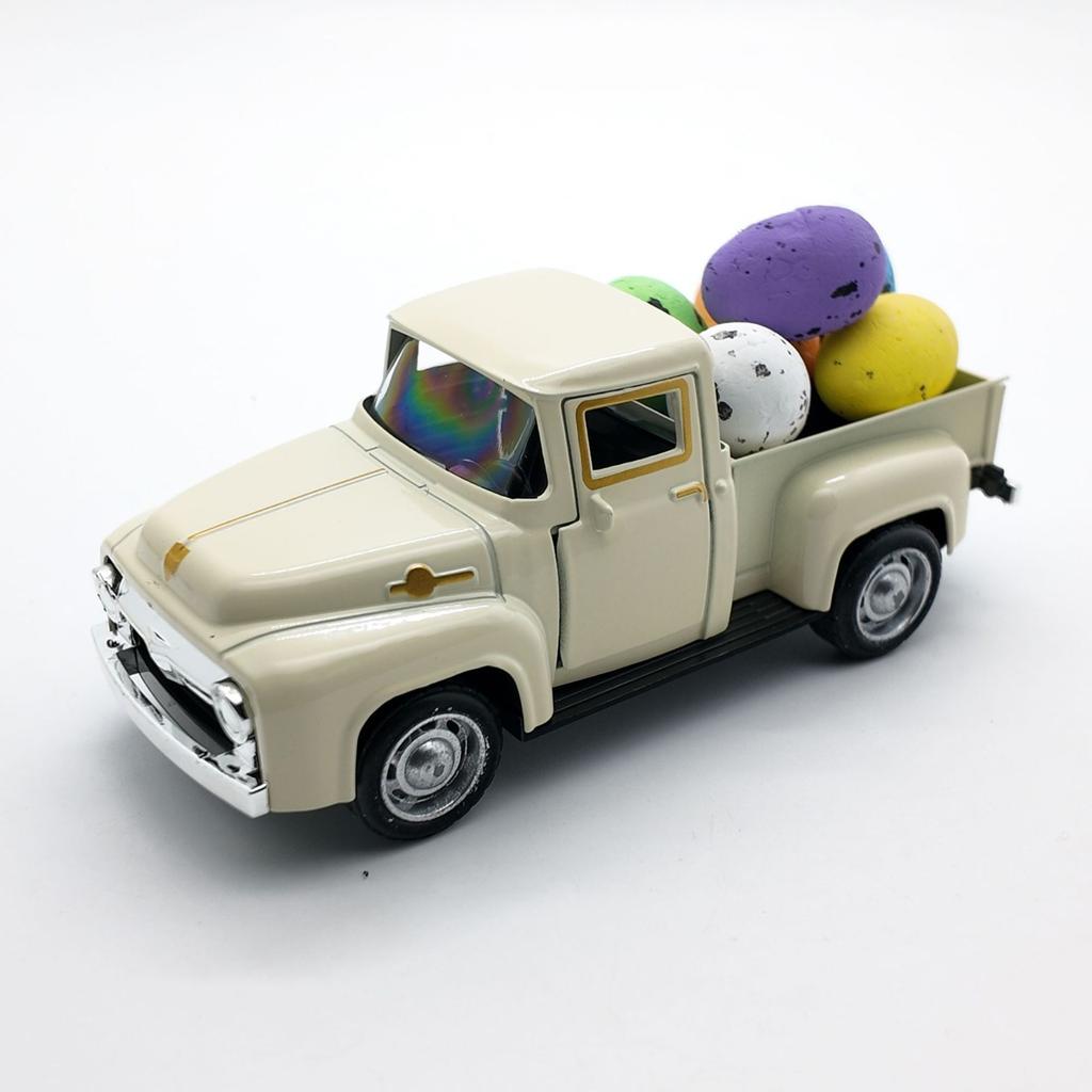 Easter Decorations For Children, Including A Bunny Car Die- Model.