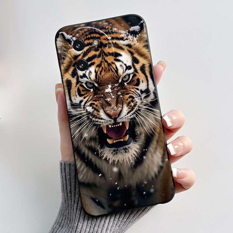 Casing For Doogee Note 59 Note59 Pro Plus 5G Phone Case Luxury Dragon Cute Cool Boys Girls Black Matte Soft Silicone Back Cover