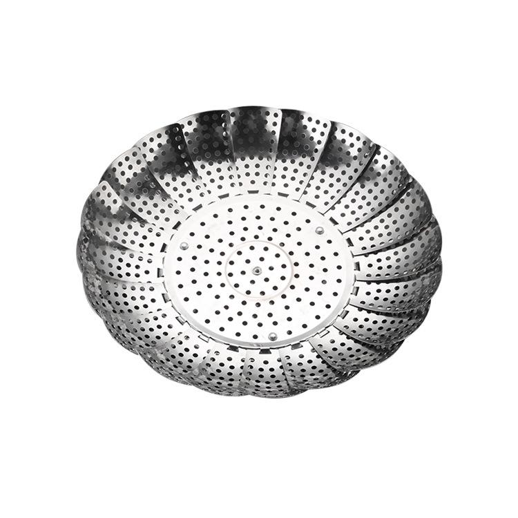 Stainless Steel Folding Steamer Basket Tray