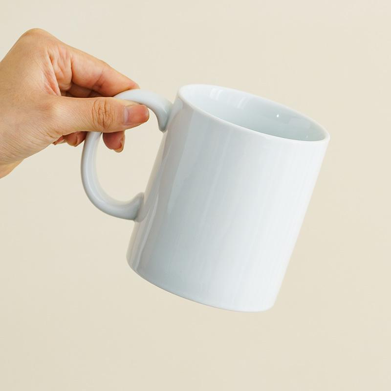 Yingqing Dehua 350ml Ceramic Mug for Coffee, Latte, Milk, Juice, Tea, and Beverages