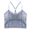 Sexy Lace Bralette Tube Tops Bandeau Summer Women Lace Bra Comfy Tanks Y Back Crop Top Girl Underwear Wire Free Padded Camisole