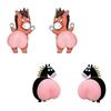Adesivos 3D Kawaii Agradáveis Adesivos Macios Para Decoração de Smartphone Caderno Decoração DIY Brinquedo Desenho Animado Fofo