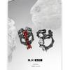 Original hollow ring sweet cool dark wind index finger ring versatile jewelry wholesale