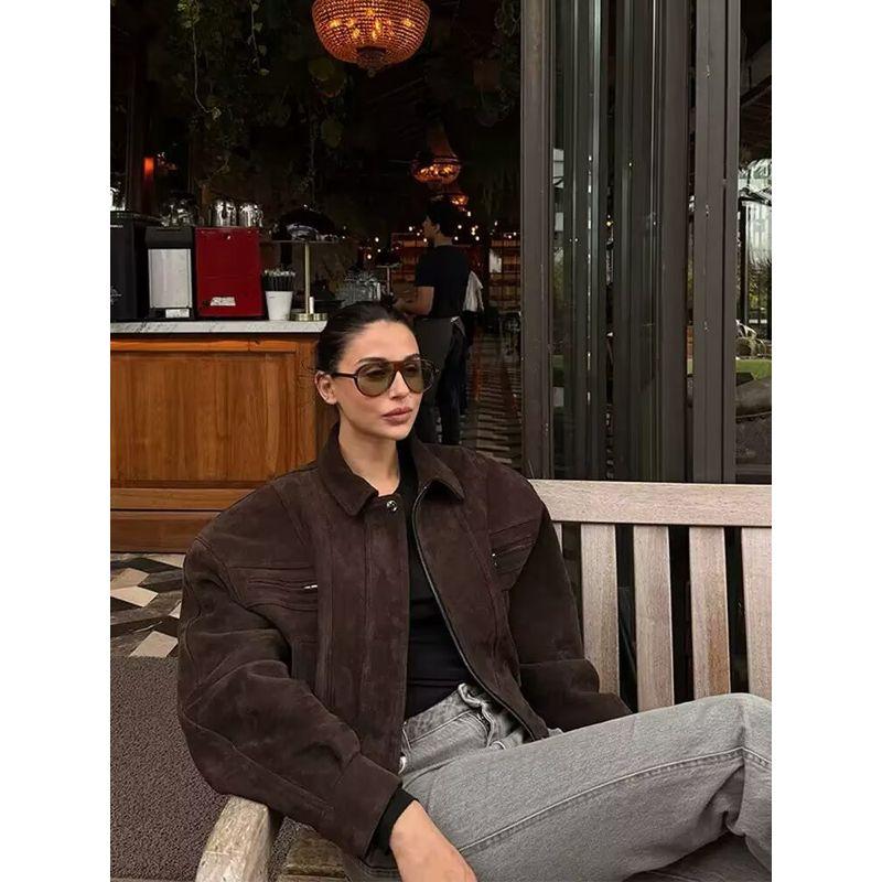 Times New Luxury American Retro Sweet Cool Style Fashionable Super Nice Fancy Short Work Clothes Motorcycle Jacket