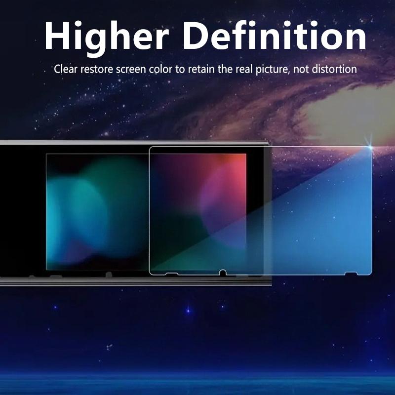 [1Set/9Pcs]New Suitable for Switch 2 Protective Kit TPU Dockable Soft Case with Tempered Glass Screen Protector, Game Console Case Joystick Caps Grips