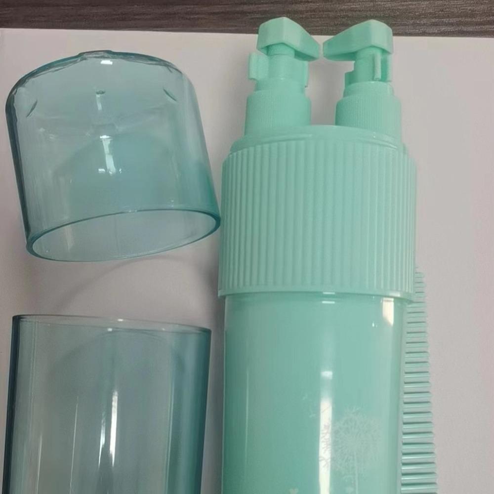 Lightweight Multifunction Toothpaste Cup Shampoo Storage Compact Plastic Storage Bottle Plastic Leak-proof Portable Travel Cup