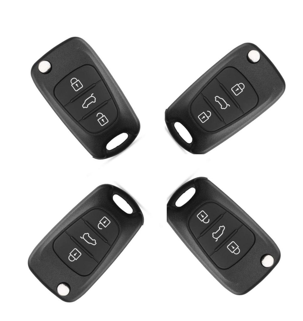 Compatible with XD-QY Xiuer 3-Button 433MHz Folding Remote Control Key